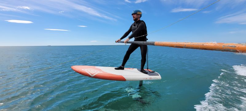 Session Wakefoil au large de Frontignan
