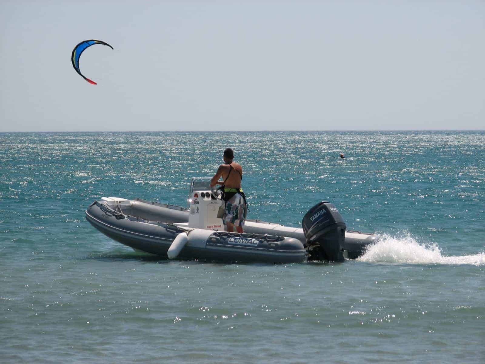 navigation surveillée en kitesurf à Montpellier
