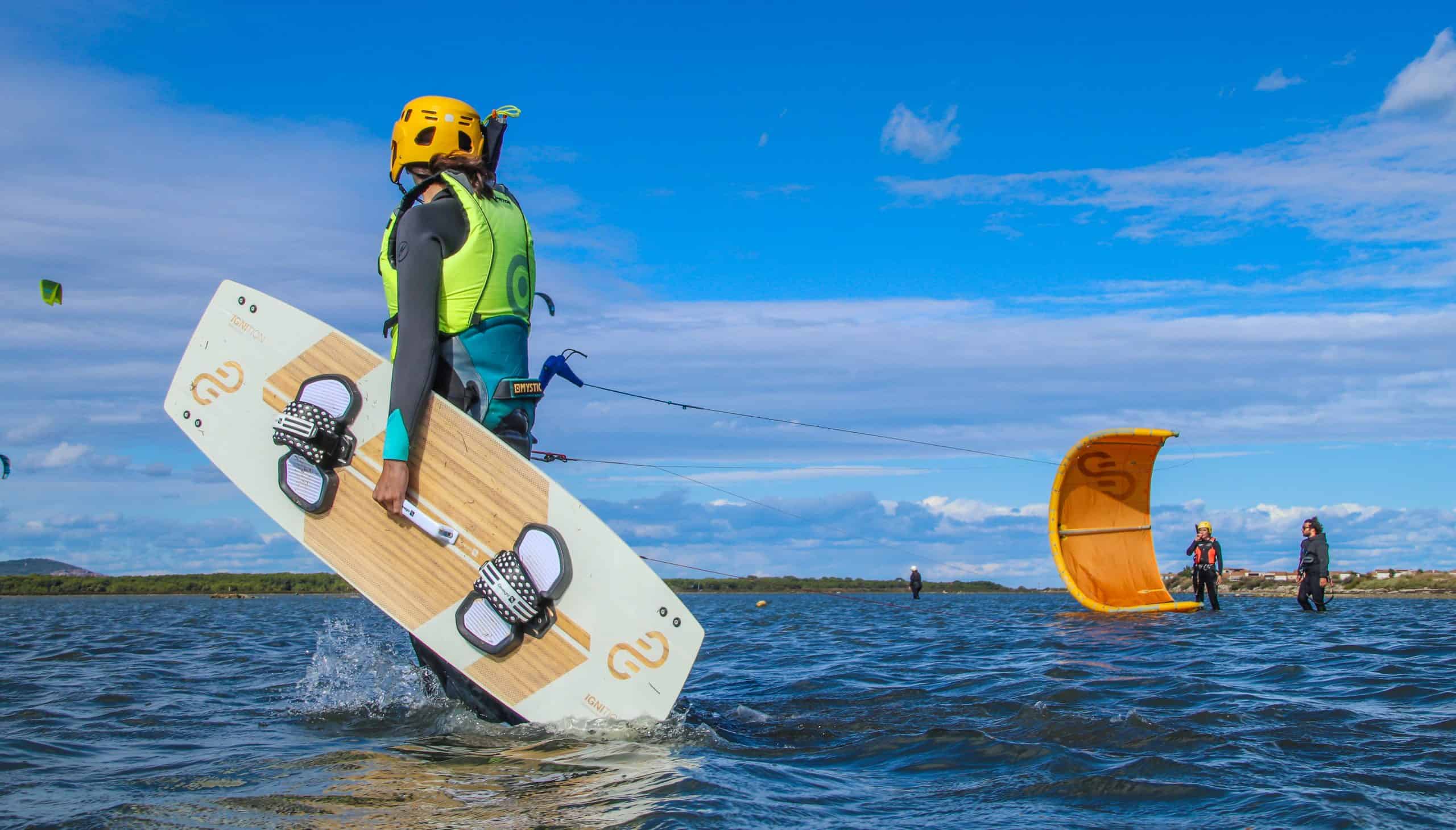 Cours de Kite Surf à l'étang d'Ingril