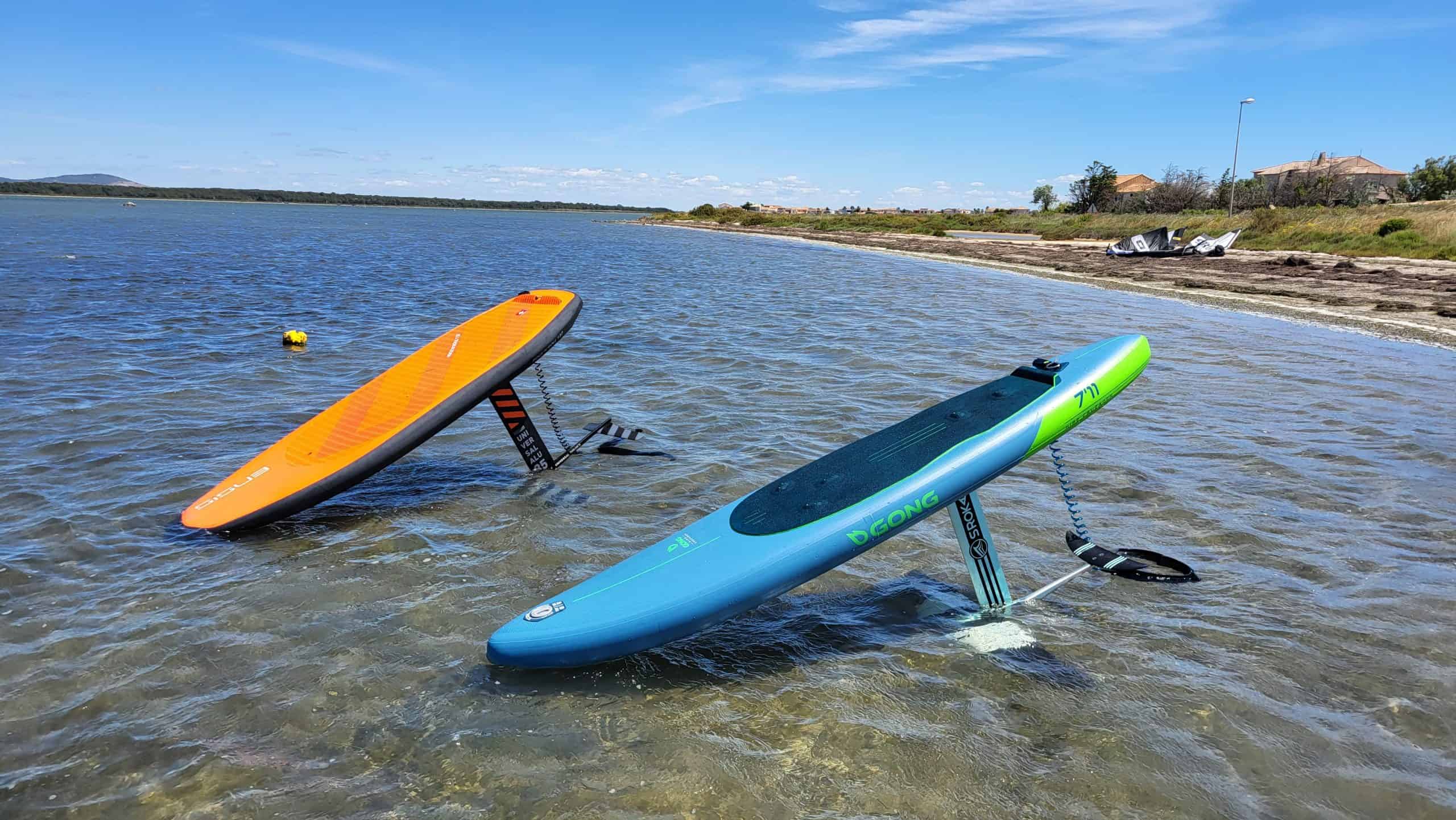 boards de wingfoils à louer au TIKI CENTER