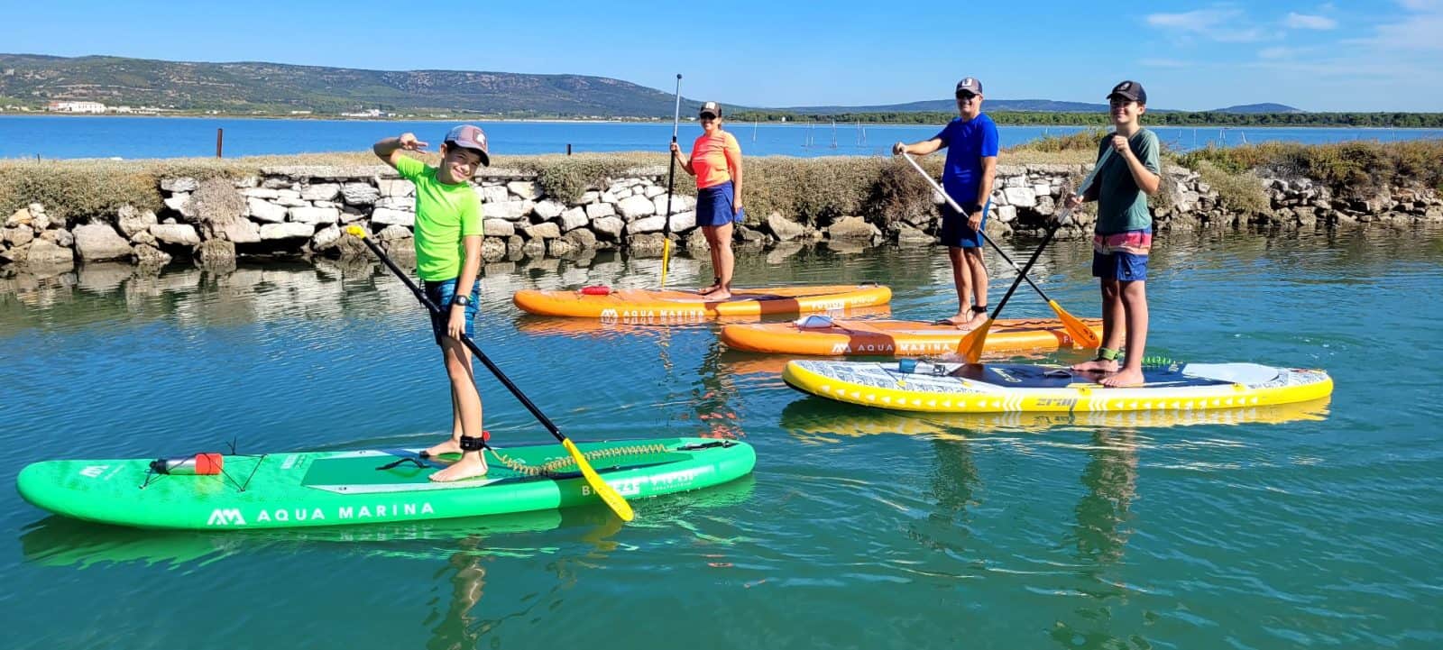 Balade paddle en famille avec le Tiki Center