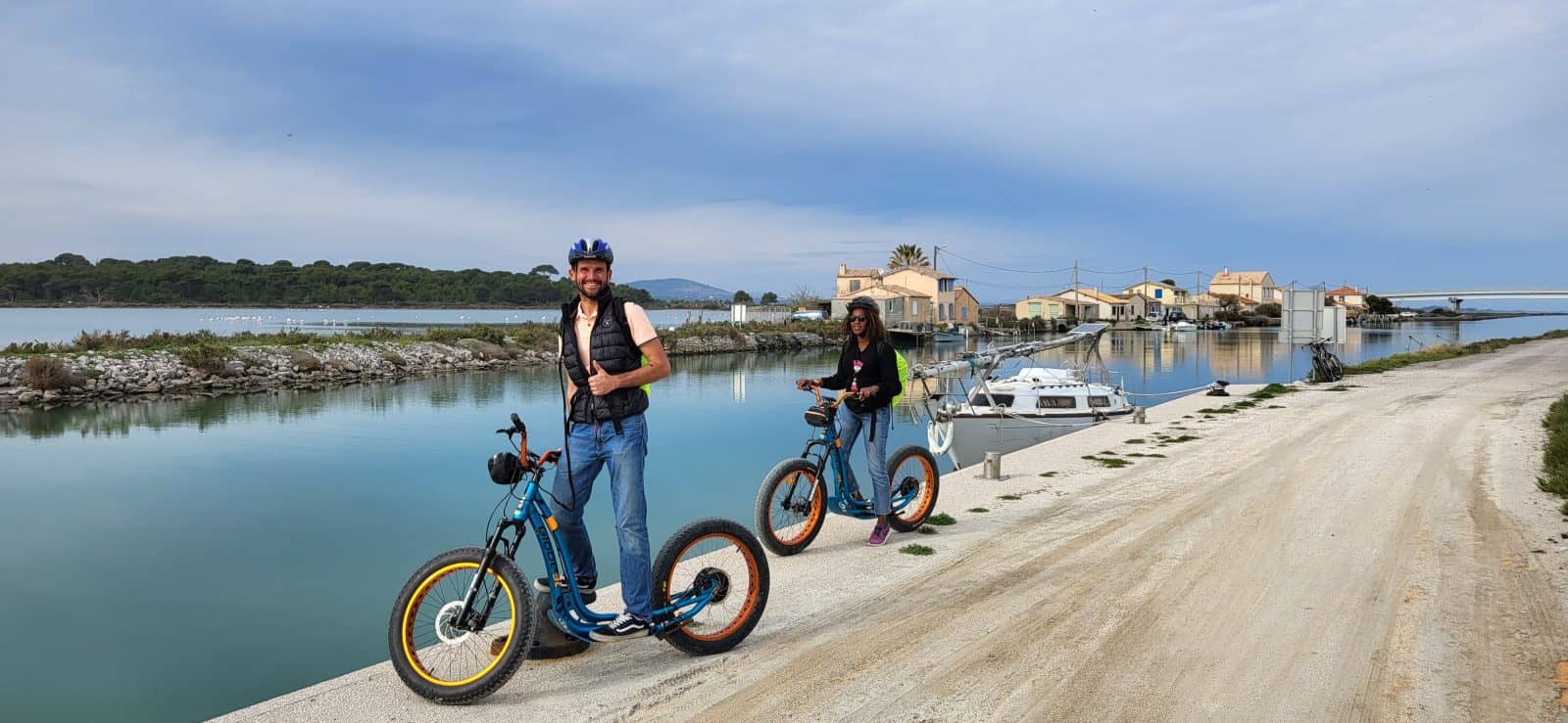 Le quartier des pêcheurs le long du Canal du Rhône à Sète.