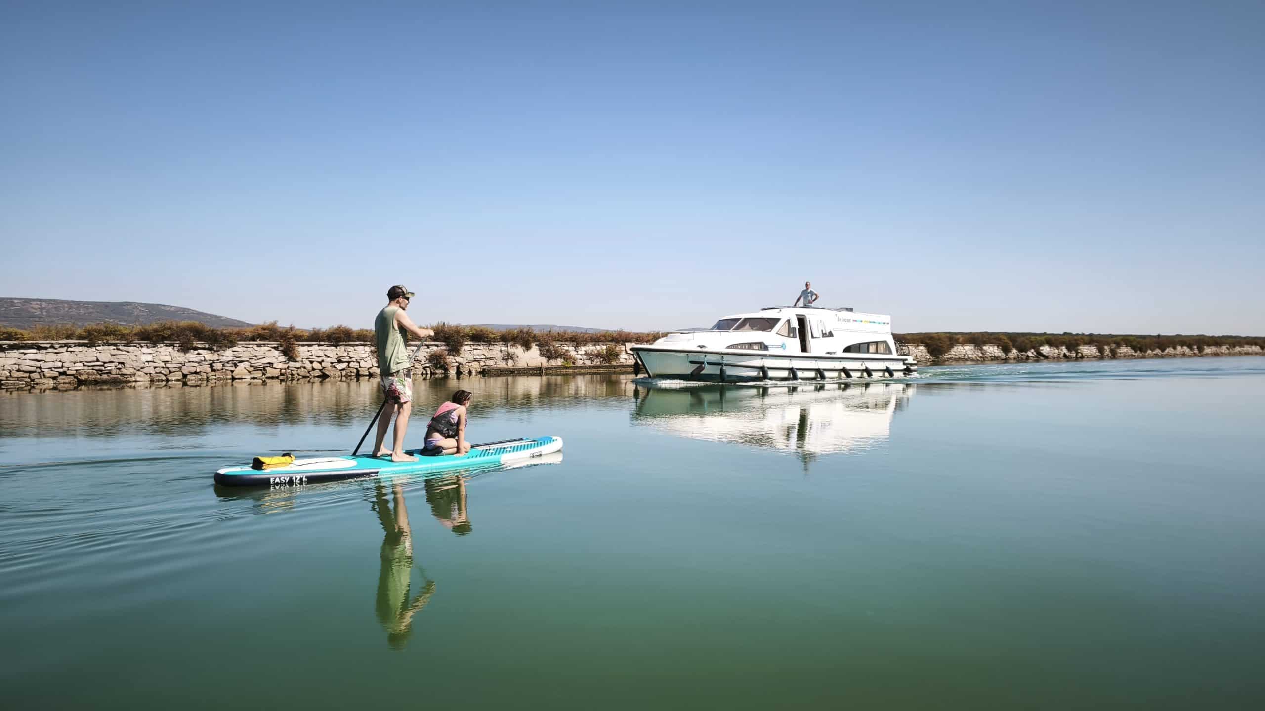 Balade Paddle sur le Canal du Rhône à Sète