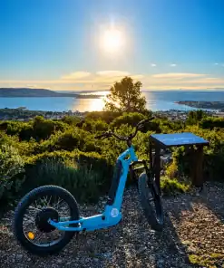 Trottinette électrique tout terrain soleil