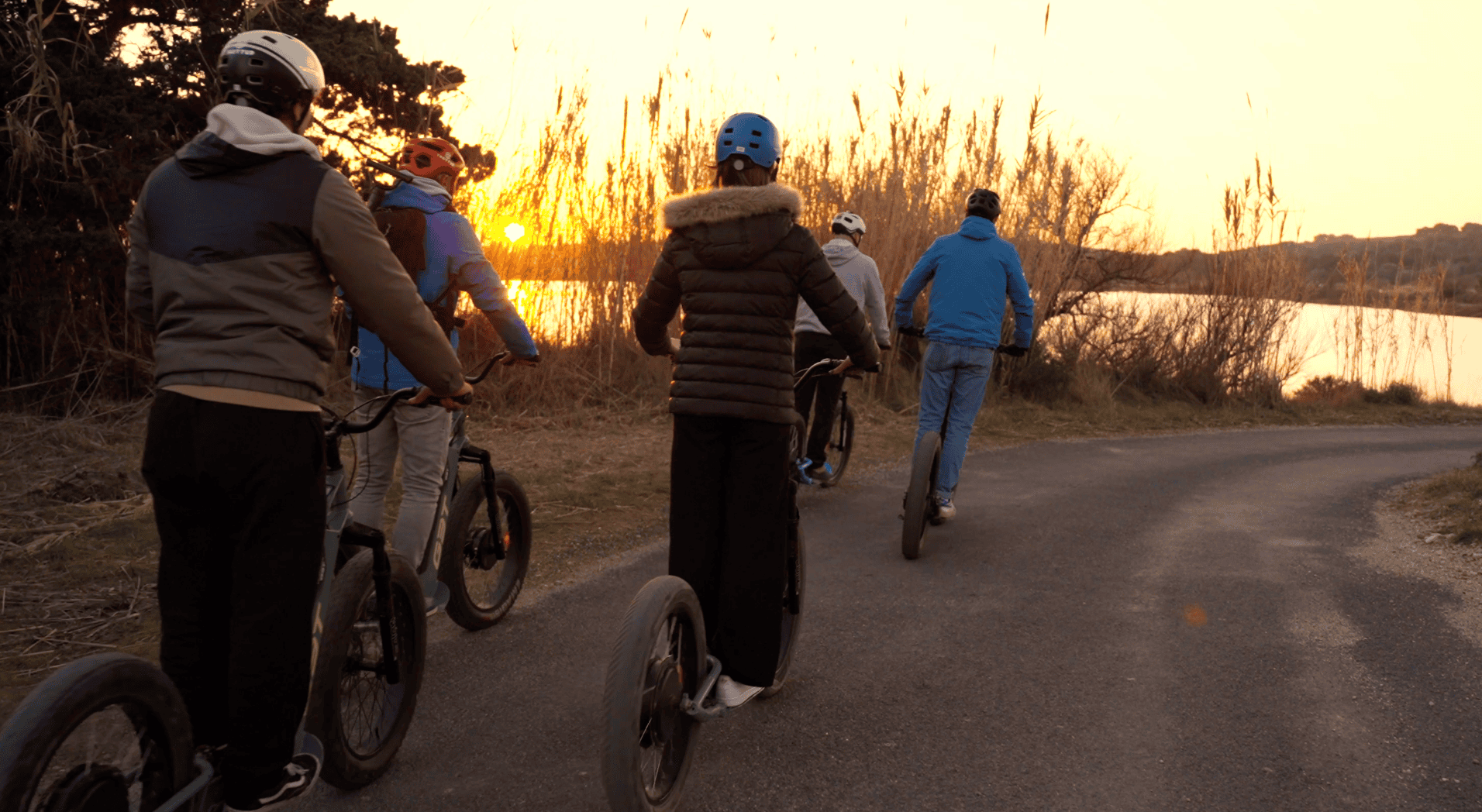 e-Trottinette au Sunset
