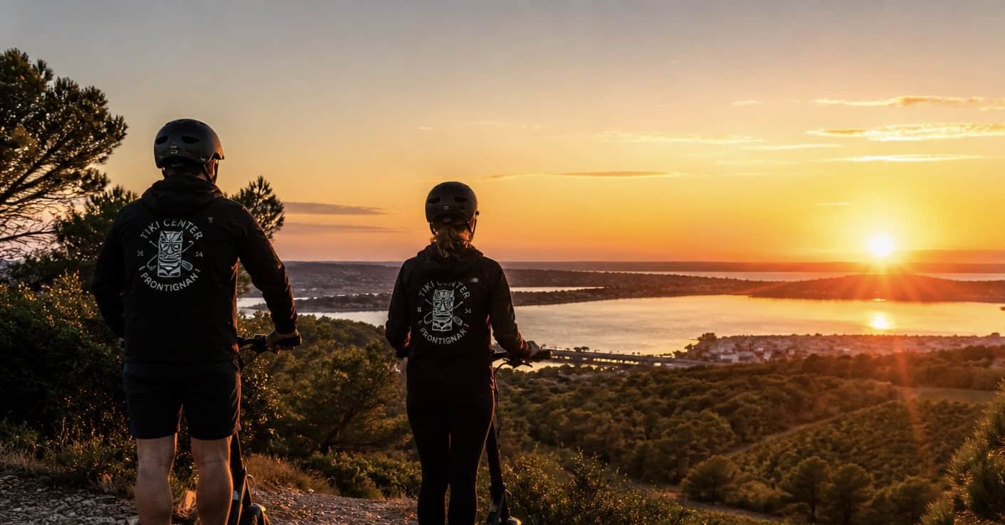 Balade au coucher du soleil