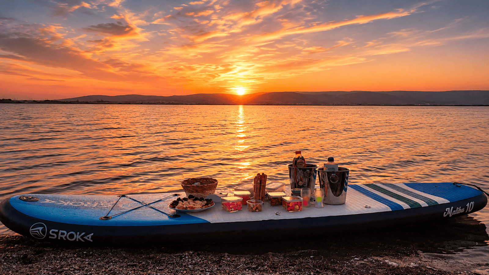 sup apero sunset