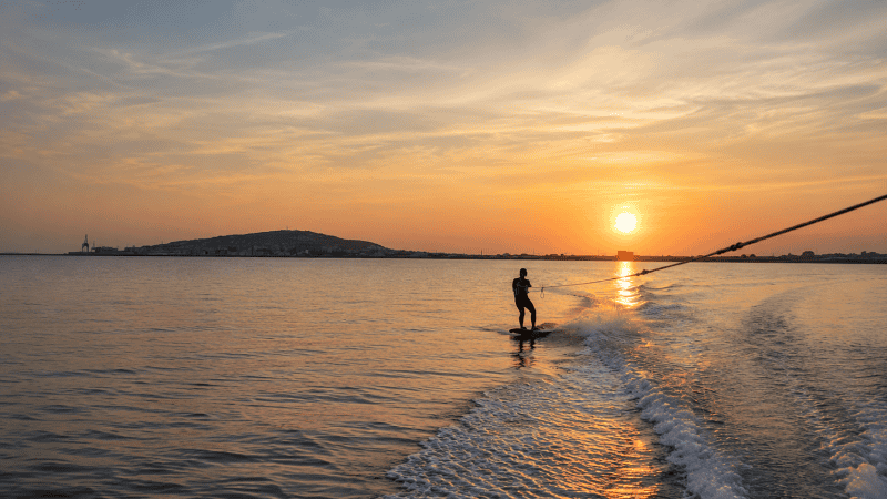 wake sunset