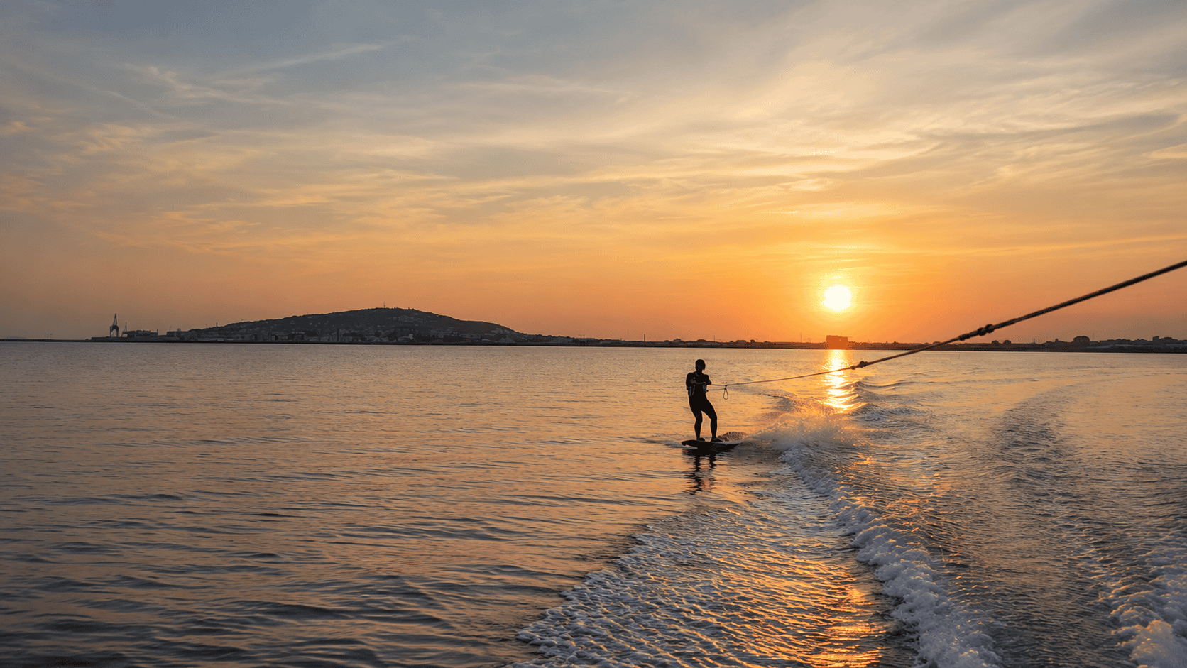 wake sunset